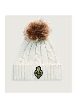 LAUREN RALPH LAUREN Czapka Crest-Patch | z dodatkiem wełny ze sklepu Gomez Fashion Store w kategorii Czapki zimowe damskie - zdjęcie 186441422