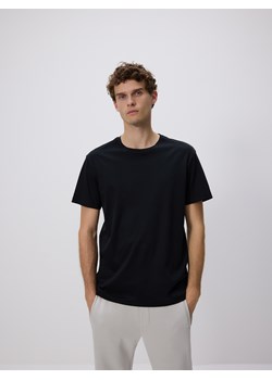 Reserved - T-shirt regular z modalem - czarny - id: 378EX-99X - marki Reserved - 186443213 Reserved - T-shirt regular z modalem - czarny ze sklepu Reserved w kategorii T-shirty męskie - zdjęcie 186443213