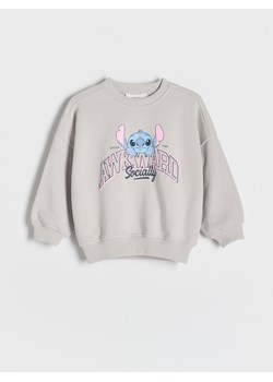 Reserved - Bluza Lilo i Stitch - jasnoszary ze sklepu Reserved w kategorii Bluzy dziewczęce - zdjęcie 186443614
