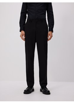 Reserved - Spodnie garniturowe slim fit - czarny ze sklepu Reserved w kategorii Spodnie męskie - zdjęcie 186443793