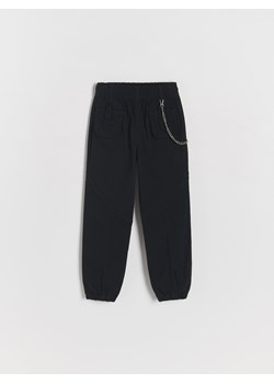 Reserved - Spodnie z łańcuszkiem - czarny ze sklepu Reserved w kategorii Spodnie dziewczęce - zdjęcie 186443852