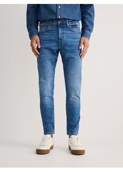 Reserved - Jeansy skinny z efektem sprania - niebieski ze sklepu Reserved w kategorii Jeansy męskie - zdjęcie 186444001