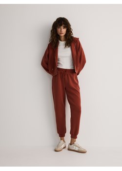 Reserved - Dresowe spodnie jogger z modalem - miedziany ze sklepu Reserved w kategorii Spodnie damskie - zdjęcie 186444034