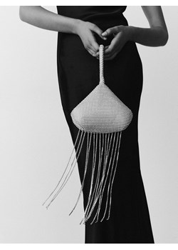 Reserved - Mini torebka ze strasu - kremowy ze sklepu Reserved w kategorii Torebki damskie - zdjęcie 186445064