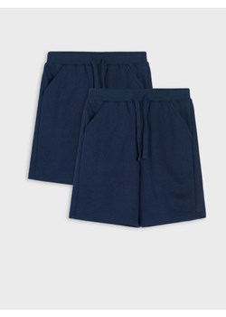 Sinsay - Szorty w stylu basic 2 pack - granatowy ze sklepu Sinsay w kategorii Spodenki chłopięce - zdjęcie 186447274