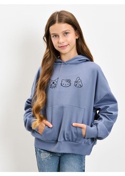 Sinsay - Bluza hoodie z haftem Hello Kitty - szary - id: 603FV-58X - marki Sinsay - 186447314 Sinsay - Bluza hoodie z haftem Hello Kitty - szary ze sklepu Sinsay w kategorii Bluzy dziewczęce - zdjęcie 186447314
