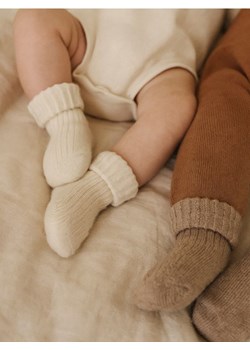 Sinsay - Skarpety niemowlęce z domieszką wełny 2 pack - beżowy ze sklepu Sinsay w kategorii Zabawki - zdjęcie 186447353