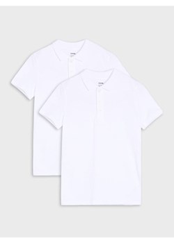 Sinsay - Koszulki polo 2 pack - biały ze sklepu Sinsay w kategorii T-shirty chłopięce - zdjęcie 186447390