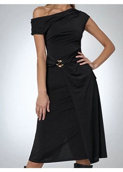 Sinsay - Elegancka sukienka midi - czarny - id: 953IP-99X - marki Sinsay - 186447420 Sinsay - Elegancka sukienka midi - czarny ze sklepu Sinsay w kategorii Sukienki - zdjęcie 186447420