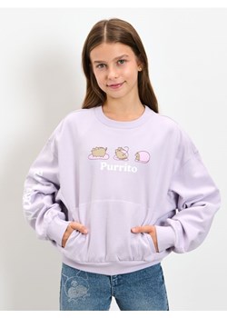Sinsay - Bluza crewneck Pusheen the Cat - fioletowy - id: 958ET-04X - marki Sinsay - 186447423 Sinsay - Bluza crewneck Pusheen the Cat - fioletowy ze sklepu Sinsay w kategorii Bluzy dziewczęce - zdjęcie 186447423