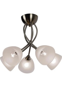 Żyrandol pięcioramienny patyna - S109-Heles ze sklepu Edinos.pl w kategorii Lampy wiszące - zdjęcie 186447483