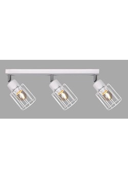 Biała 3-punktowa lampa sufitowa loft - S149-Syntio - id: 18411 - marki Lumes - 186447510 Biała 3-punktowa lampa sufitowa loft - S149-Syntio ze sklepu Edinos.pl w kategorii Lampy stołowe - zdjęcie 186447510