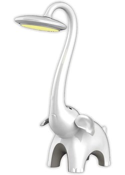 Biała lampka LED na biurko dla dzieci słonik - S251-Takaris ze sklepu Edinos.pl w kategorii Lampy stołowe - zdjęcie 186447523