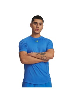 Męska koszulka piłkarska Under Armour UA M Challenger Pro SS - niebieska ze sklepu Sportstylestory.com w kategorii T-shirty męskie - zdjęcie 186447762