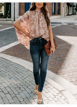 LA Angels Bluzka w kolorze brązowo-kremowym ze sklepu Limango Polska w kategorii Bluzki damskie - zdjęcie 186449431