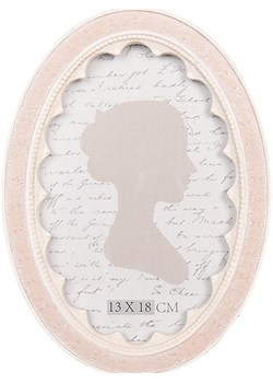 Clayre &amp; Eef Ramka w kolorze jasnoróżowym na zdjęcia - 15 x 20 cm ze sklepu Limango Polska w kategorii Ramki na zdjęcia - zdjęcie 186450082