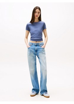 TOMMY JEANS Koszulka w kolorze niebieskim ze sklepu Limango Polska w kategorii Bluzki damskie - zdjęcie 186450293