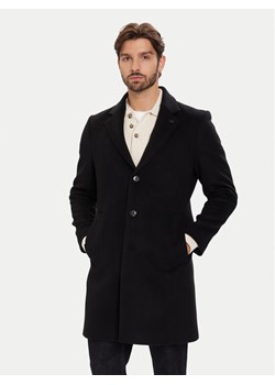 Tommy Hilfiger Płaszcz wełniany MW0MW40768 Czarny Regular Fit ze sklepu MODIVO w kategorii Płaszcze męskie - zdjęcie 186450414