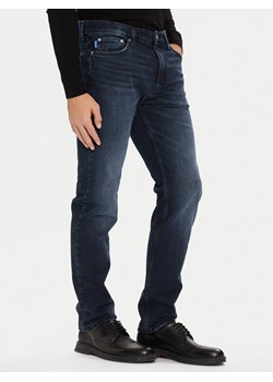 HUGO Jeansy Ash 50541568 Granatowy Slim Fit ze sklepu MODIVO w kategorii Jeansy męskie - zdjęcie 186450424