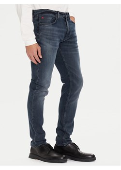 HUGO Jeansy 50547247 Granatowy Extra Slim Fit ze sklepu MODIVO w kategorii Jeansy męskie - zdjęcie 186450454