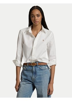Polo Ralph Lauren Koszula 211941520002 Biały Slim Fit ze sklepu MODIVO w kategorii Koszule damskie - zdjęcie 186450472