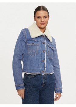 Wrangler Kurtka jeansowa 112356629 Niebieski Regular Fit ze sklepu MODIVO w kategorii Kurtki damskie - zdjęcie 186450474