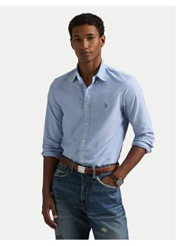 Polo Ralph Lauren Koszula Core Replen 710549084 Błękitny Slim Fit ze sklepu MODIVO w kategorii Koszule męskie - zdjęcie 186450504