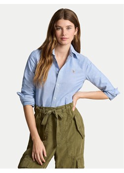 Polo Ralph Lauren Koszula 211941520001 Niebieski Slim Fit ze sklepu MODIVO w kategorii Koszule damskie - zdjęcie 186450533