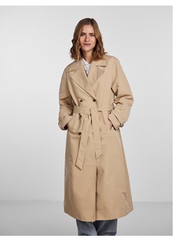 Pieces Trencz 17132310 Beżowy Regular Fit ze sklepu MODIVO w kategorii Płaszcze damskie - zdjęcie 186450612