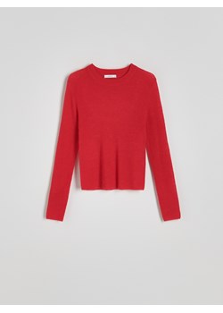 Reserved - Sweter z domieszką alpaki - czerwony - id: 295BX-33X - marki Reserved - 186452171 Reserved - Sweter z domieszką alpaki - czerwony ze sklepu Reserved w kategorii Swetry damskie - zdjęcie 186452171