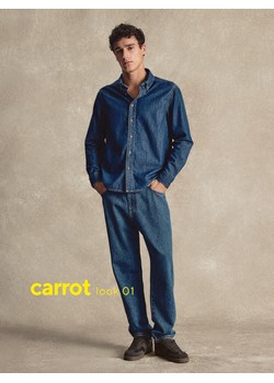 Reserved - Jeansy carrot fit - niebieski ze sklepu Reserved w kategorii Jeansy męskie - zdjęcie 186452252