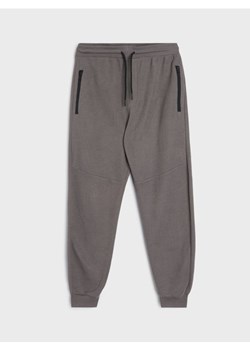 Sinsay - Strukturalne spodnie regular fit - szary ze sklepu Sinsay w kategorii Spodnie męskie - zdjęcie 186453602