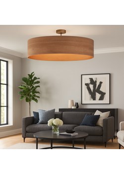 Lampa sufitowa 100 cm w skandynawskim stylu GRENADA ECO fi - 100 cm - kolor orzechowy ze sklepu Lysne w kategorii Lampy sufitowe - zdjęcie 186453690