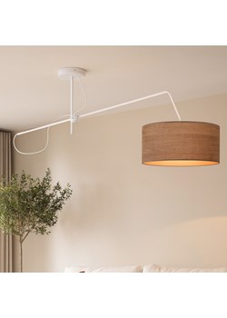 Lampa wisząca na regulowanym ramieniu RIO ECO biała ze sklepu Lysne w kategorii Lampy wiszące - zdjęcie 186453894