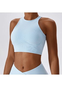 Damski top sportowy bez rękawów - Niebieski S - id: 9472924713289 - marki Intimica - 186454912 Damski top sportowy bez rękawów - Niebieski S ze sklepu Intimica.pl w kategorii Biustonosze - zdjęcie 186454912