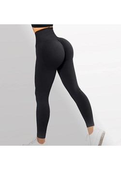 Klasyczne legginsy  sportowe damskie - Czarny S ze sklepu Intimica.pl w kategorii Spodnie damskie - zdjęcie 186455421