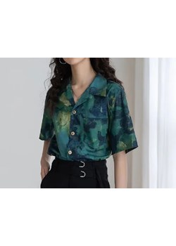 Koszula damska w stylu oversize - Niebieski S ze sklepu Intimica.pl w kategorii Koszule damskie - zdjęcie 186455634