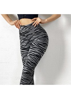 Legginsy treningowe damskie zebra - S ze sklepu Intimica.pl w kategorii Spodnie damskie - zdjęcie 186455840