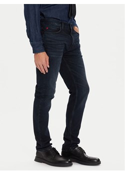 HUGO Jeansy 50547255 Granatowy Slim Fit ze sklepu MODIVO w kategorii Jeansy męskie - zdjęcie 186457753