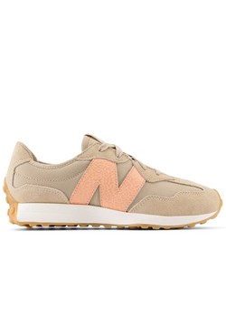 Buty młodzieżowe New Balance GS327WO - beżowe ze sklepu streetstyle24.pl w kategorii Buty sportowe damskie - zdjęcie 186458373