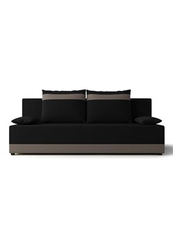 Czarno-brązowa sofa rozkładana z funkcją spania E1-Z66 ze sklepu Edinos.pl w kategorii Sofy i kanapy - zdjęcie 186458461
