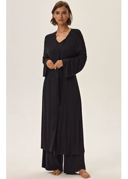 Esotiq szlafrok damski długi Juliette 42063-99X, Kolor czarny, Rozmiar M, Esotiq ze sklepu Intymna w kategorii Szlafroki damskie - zdjęcie 186458770