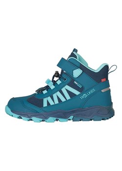 Trollkids Botki turystyczne &quot;Tronfjell Hiker Mid&quot; w kolorze turkusowym ze sklepu Limango Polska w kategorii Buty trekkingowe dziecięce - zdjęcie 186460244