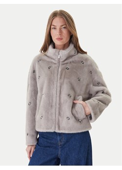 ViCOLO Futro TF0047 Szary Regular Fit ze sklepu MODIVO w kategorii Futra damskie - zdjęcie 186460693