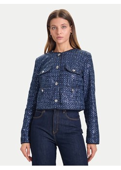 Guess Marynarka W5BN0C D0771 Granatowy Regular Fit ze sklepu MODIVO w kategorii Marynarki damskie - zdjęcie 186460702