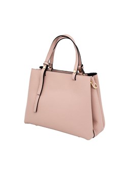 Torebka skórzana Felicita pudrowy róz Genuine Leather ze sklepu Rafallo w kategorii Kuferki - zdjęcie 186461063