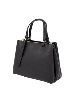 Torebka skórzana Felicita Czarna Genuine Leather ze sklepu Rafallo w kategorii Kuferki - zdjęcie 186461064