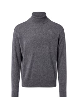 Andrew James Sweter z dodatkiem kaszmiru Mężczyźni Wełna antracytowy marmurkowy ze sklepu vangraaf w kategorii Swetry męskie - zdjęcie 186461070