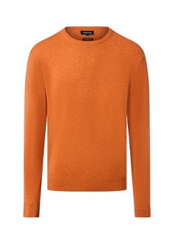 Andrew James Sweter z zawartością wełny i kaszmiru Mężczyźni Wełna pomarańczowy marmurkowy ze sklepu vangraaf w kategorii Swetry męskie - zdjęcie 186461094