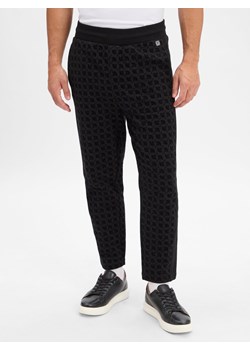 JOOP! Męskie spodnie dresowe - Tamas Mężczyźni Bawełna czarny jednolity ze sklepu vangraaf w kategorii Spodnie męskie - zdjęcie 186461162